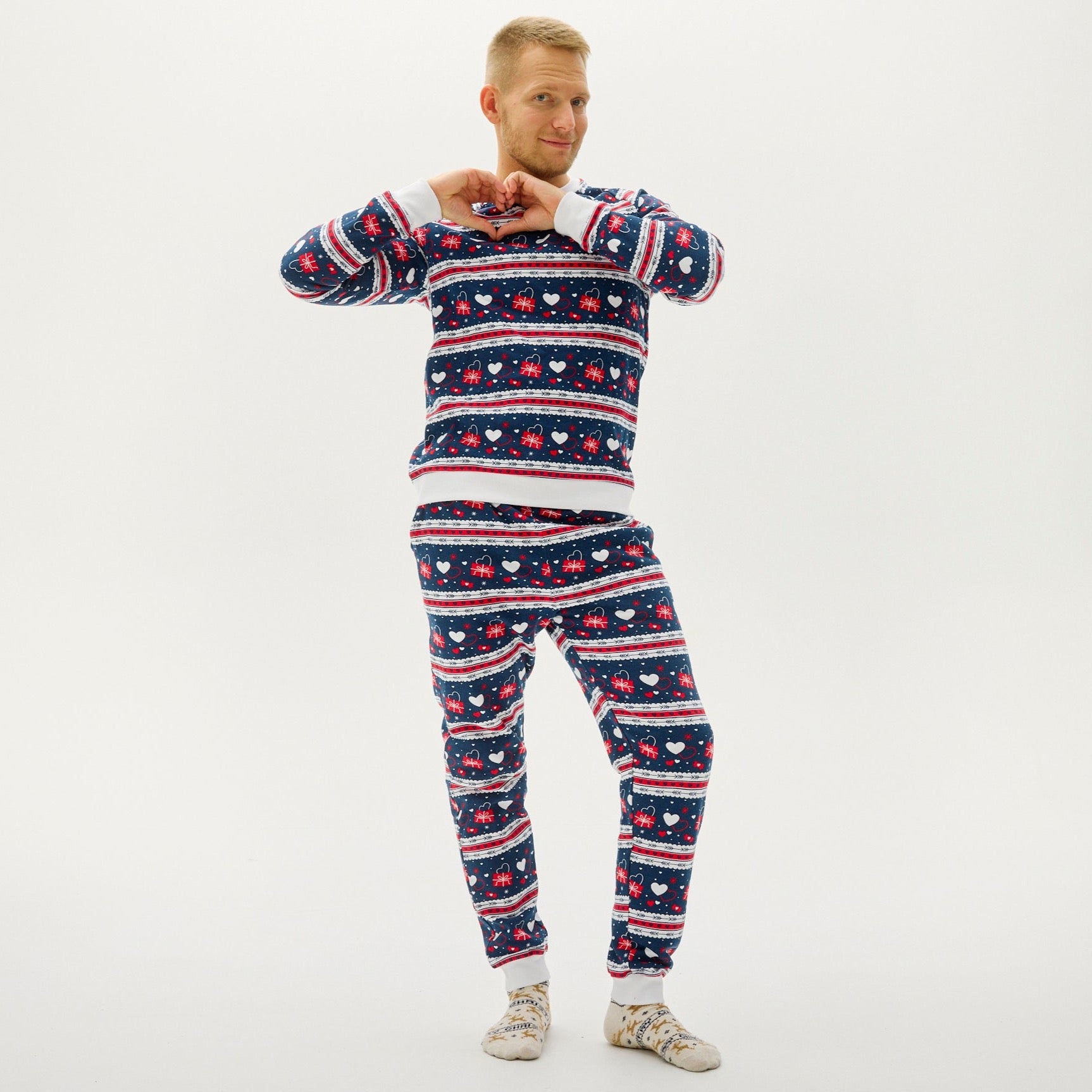 Set Di San Valentino Blu Navy - Uomo.